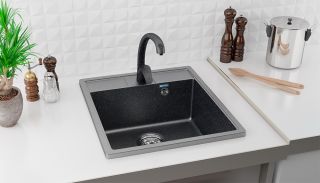 Кухонная мойка Ulgran Classic U-406-308 чёрный